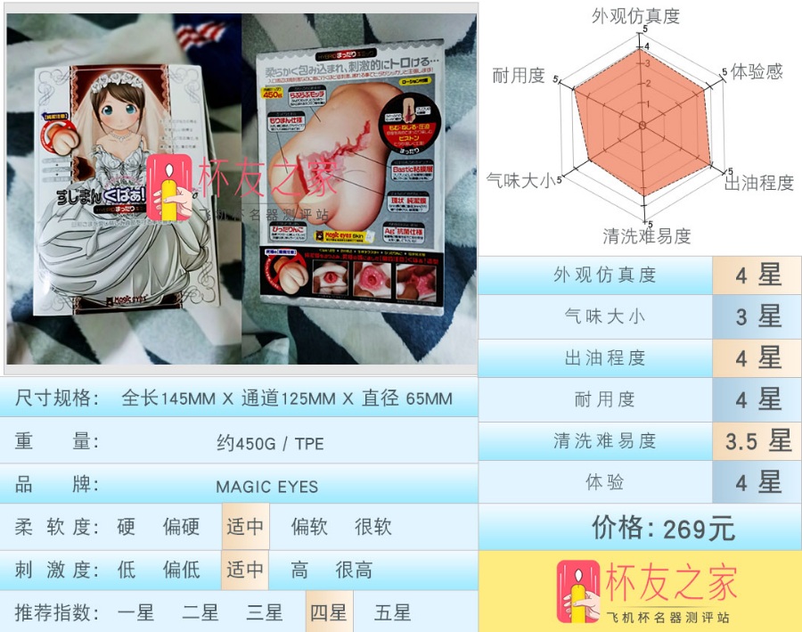 “犹如处子般的体验”处女新娘经典版（中等刺激）评测 / 四星半推荐[db:副标题]