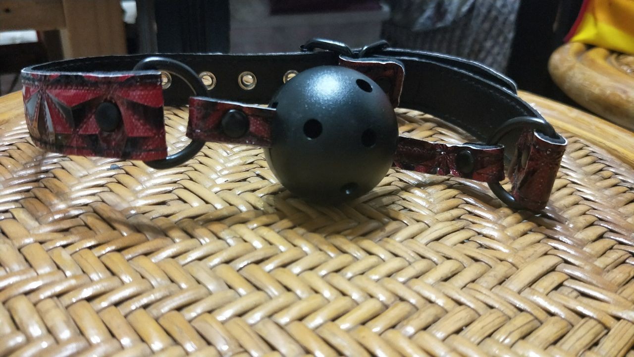 超美超羞耻的圆形口球