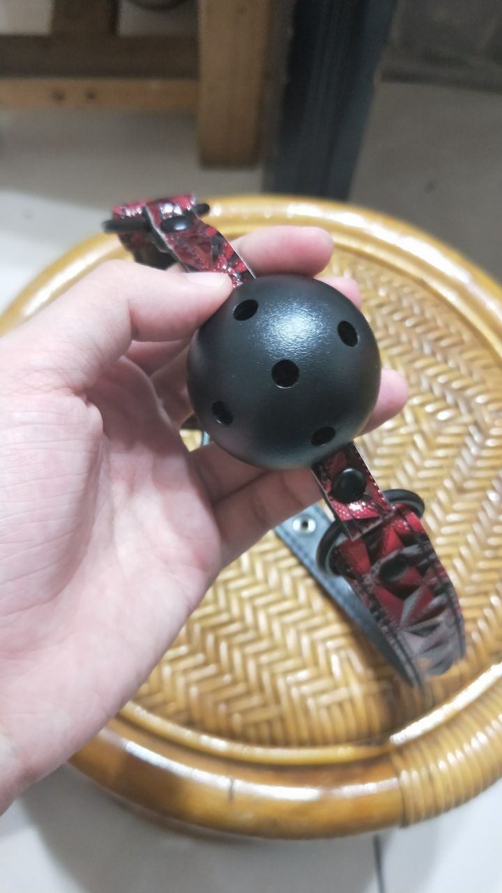 超美超羞耻的圆形口球