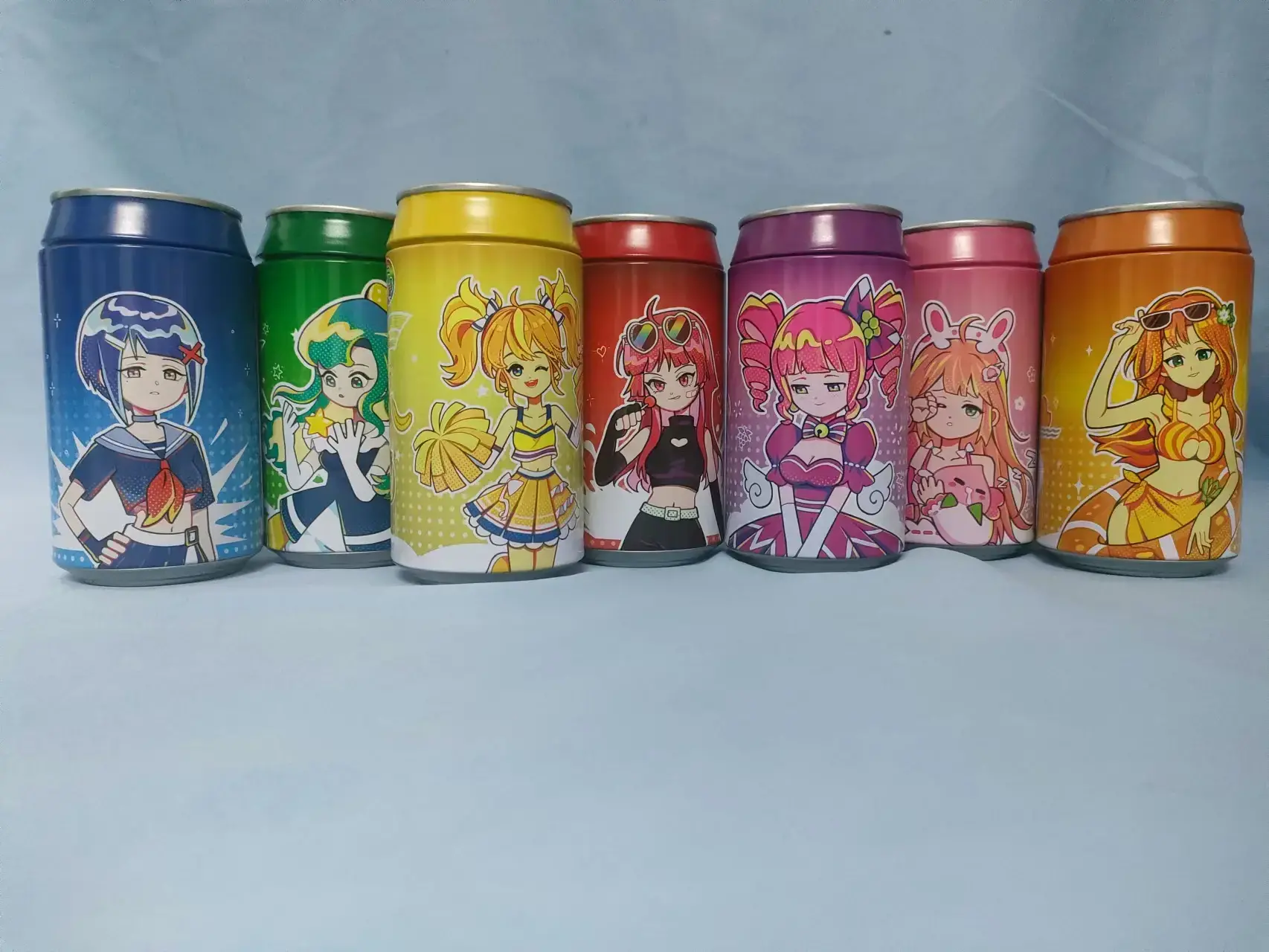 七个罐娘风格不同，各有千秋-杯多多七彩罐娘飞机杯测评