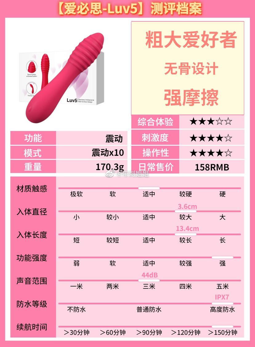 爱必思-Luv5无骨棒按摩器测评