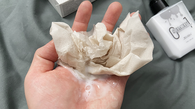 像jing液的菊花缓痛润滑油是怎么样的?开箱JEUSN仿精润滑油!